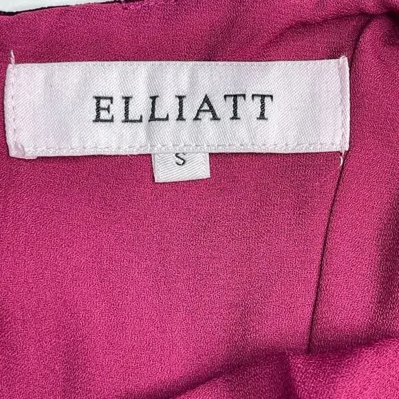 ELLIATT Revolve Camo Velvet Mini Dress Size Small burgundy - Picture 6 of 7